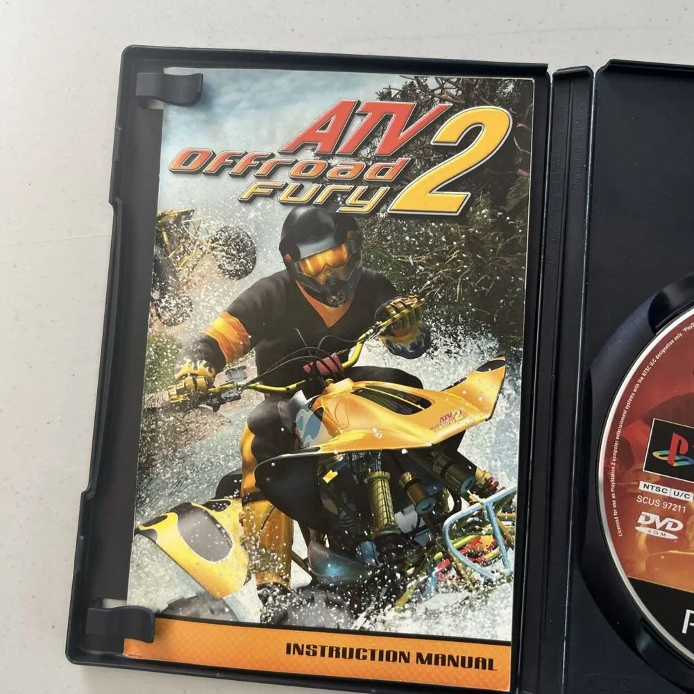 ATV Offroad Fury 2 & 3 PS2 Bundle Sony PlayStation 2 2004 CIB Complete Tested